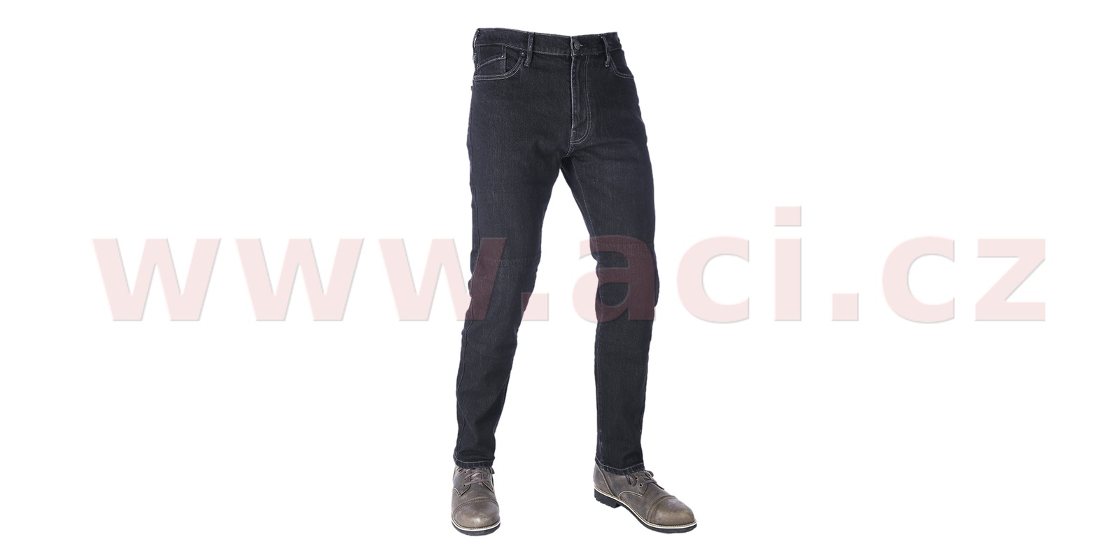 ZKRÁCENÉ kalhoty Original Approved Jeans Slim fit, OXFORD, pánské (černá)