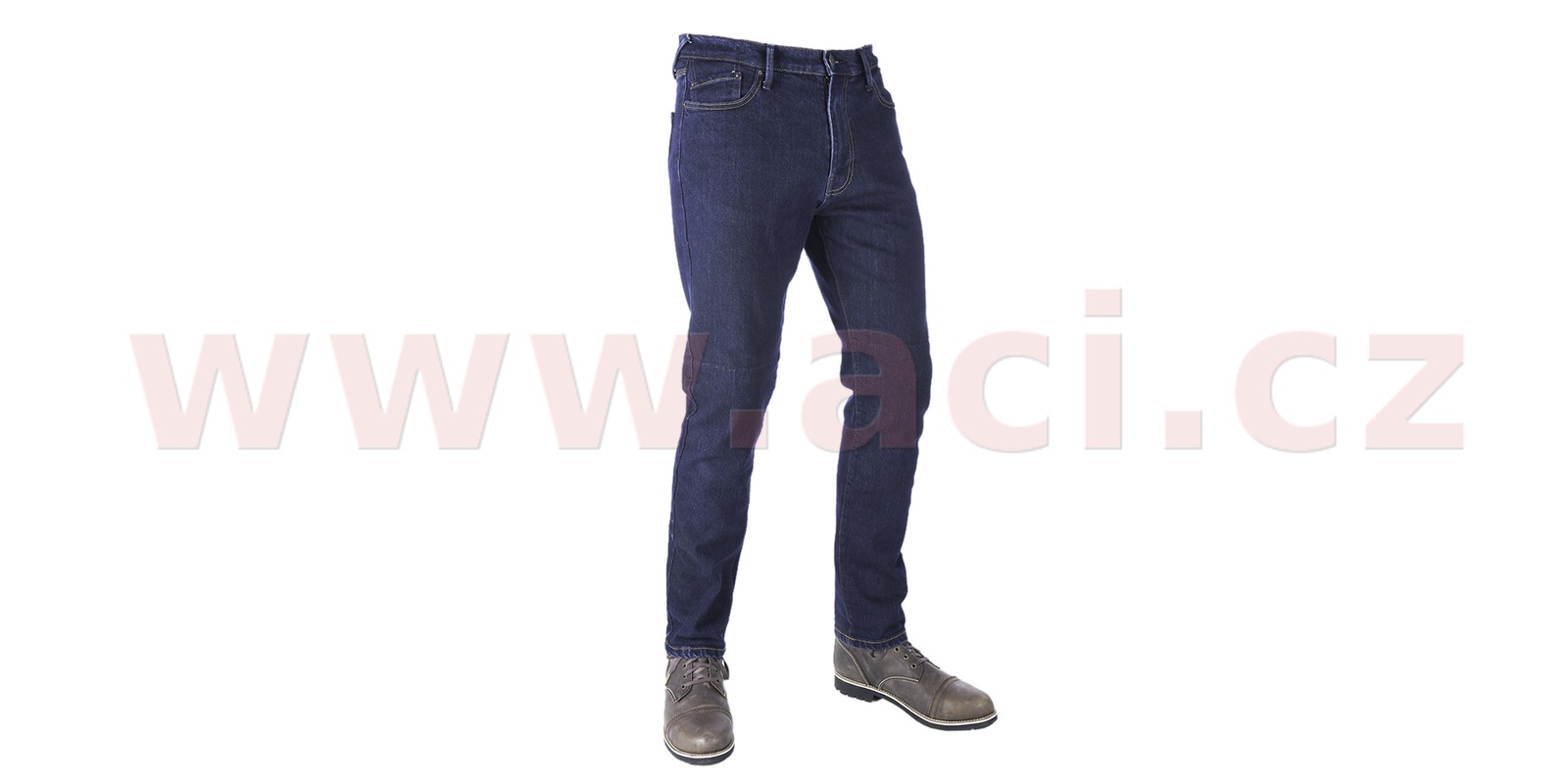 ZKRÁCENÉ kalhoty Original Approved Jeans Slim fit, OXFORD, pánské (modrá)