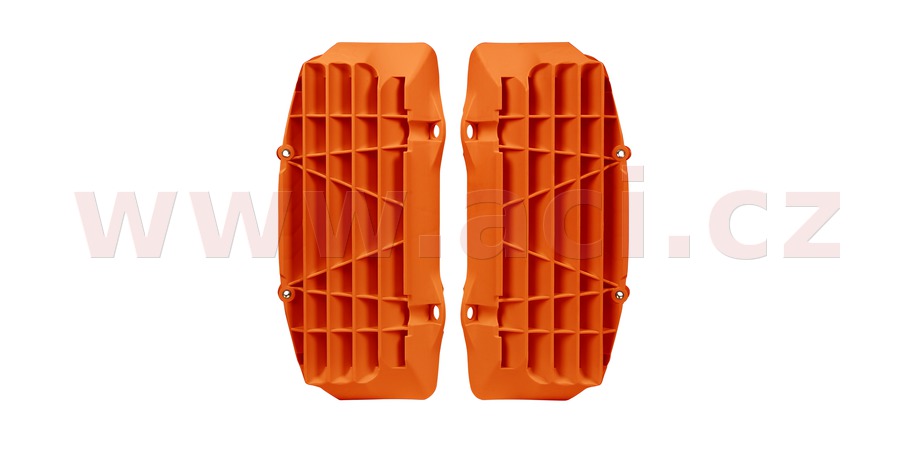 žaluzie chladiče KTM, RTECH (oranžové, pár)