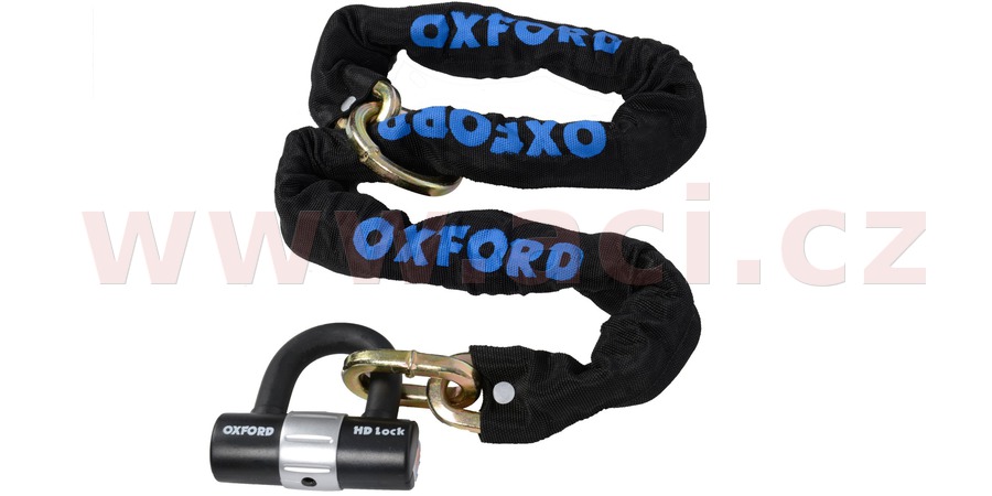 řetězový zámek na motocykl HD Loop s kovaným okem pro možnost provléknutí do smyčky, OXFORD - Anglie (délka 1,2 m)