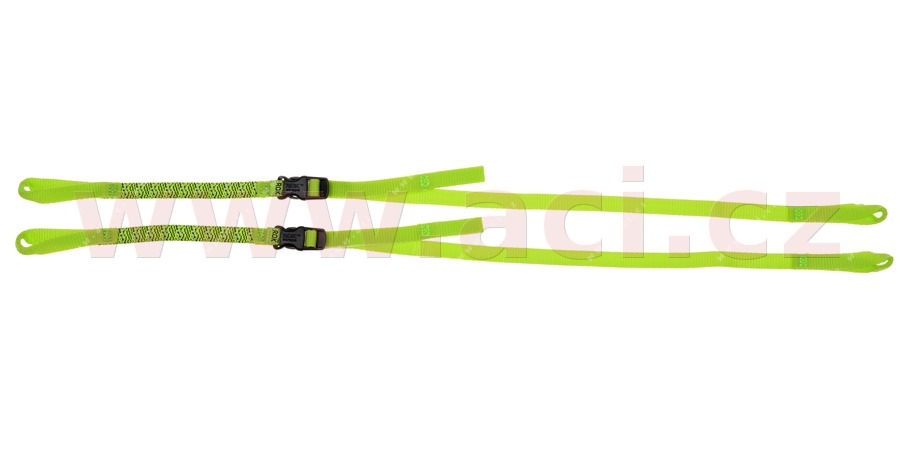 popruhy ROK straps LD Commuter nastavitelné, OXFORD - Anglie (reflexní zelená, šířka 12 mm, pár)
